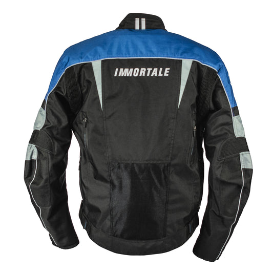 CHAMARRA IMMORTALE ARKANO HOMBRE NEGRO/AZUL | SKU: IMARKBL-#