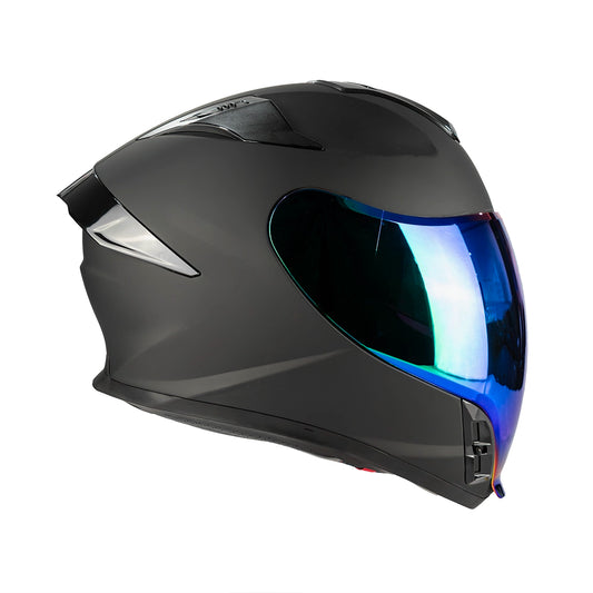 CASCO IMMORTALE AURUS NEGRO VISOR IRIDIUM VERDE | SKU: IMMAURBLGR-#