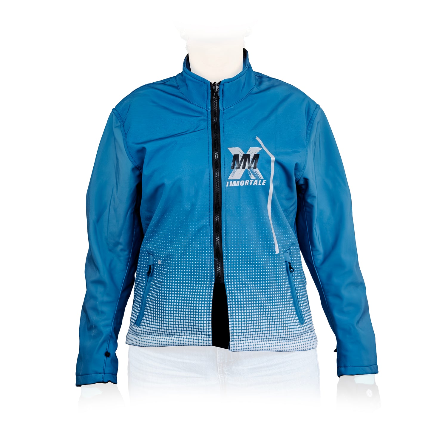 CHAMARRA IMMORTALE NEBULA MUJER AZUL / BLANCO SKU: IMNEMAZBL-#