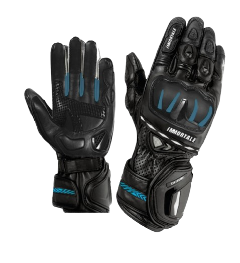 GUANTES IMMORTALE IGNIO HOMBRE NEGRO / AZUL SKU: IMIGNHNEAZ-#