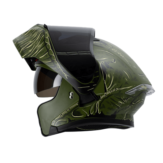 CASCO IMMORTALE 3120 SCARECROW VERDE | Incluye mica de regalo | SKU: IMMSCARVR-#