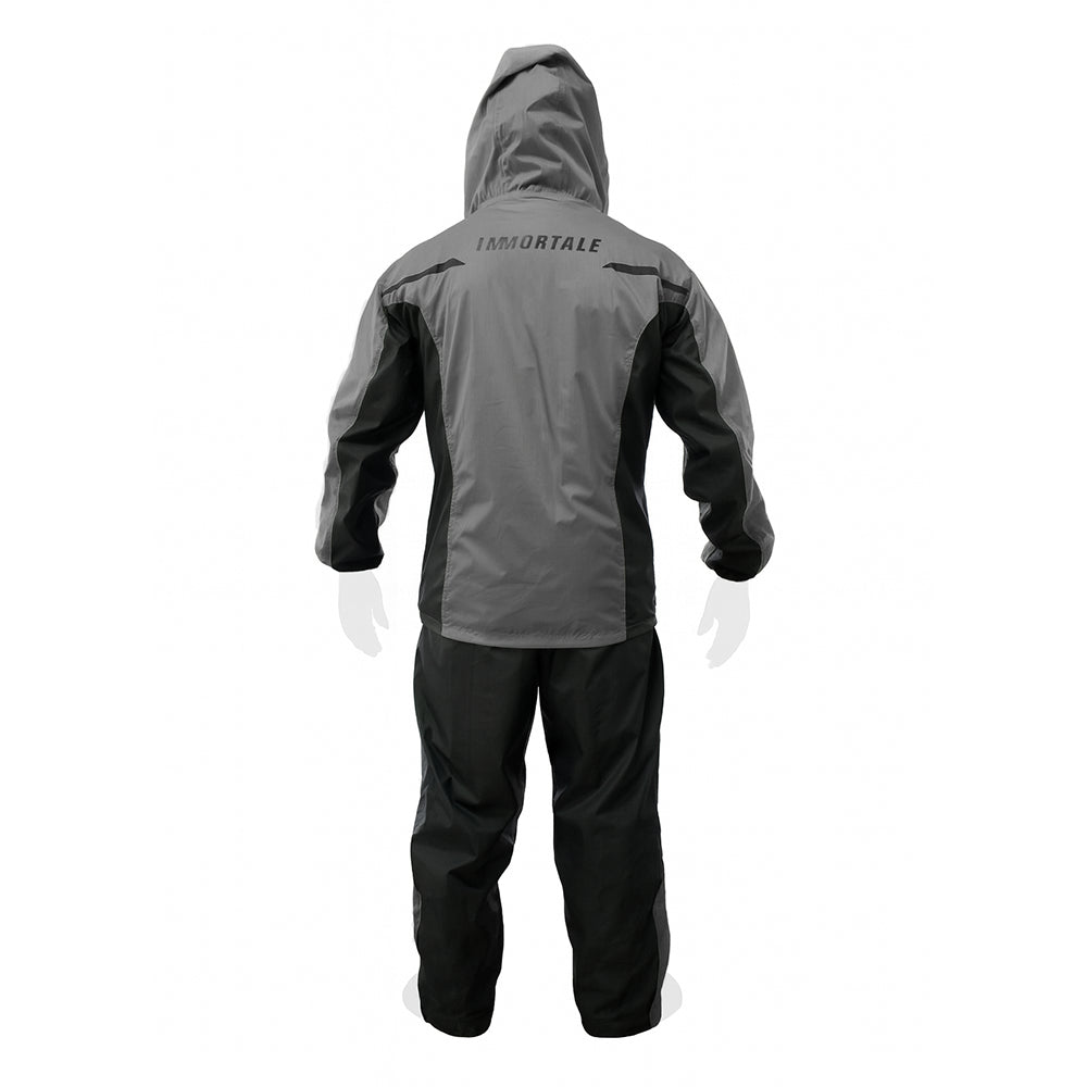 TRAJE IMPERMEABLE HOMBRE ONIX GRIS/NEGRO SKU: IMONIHGRBK-#