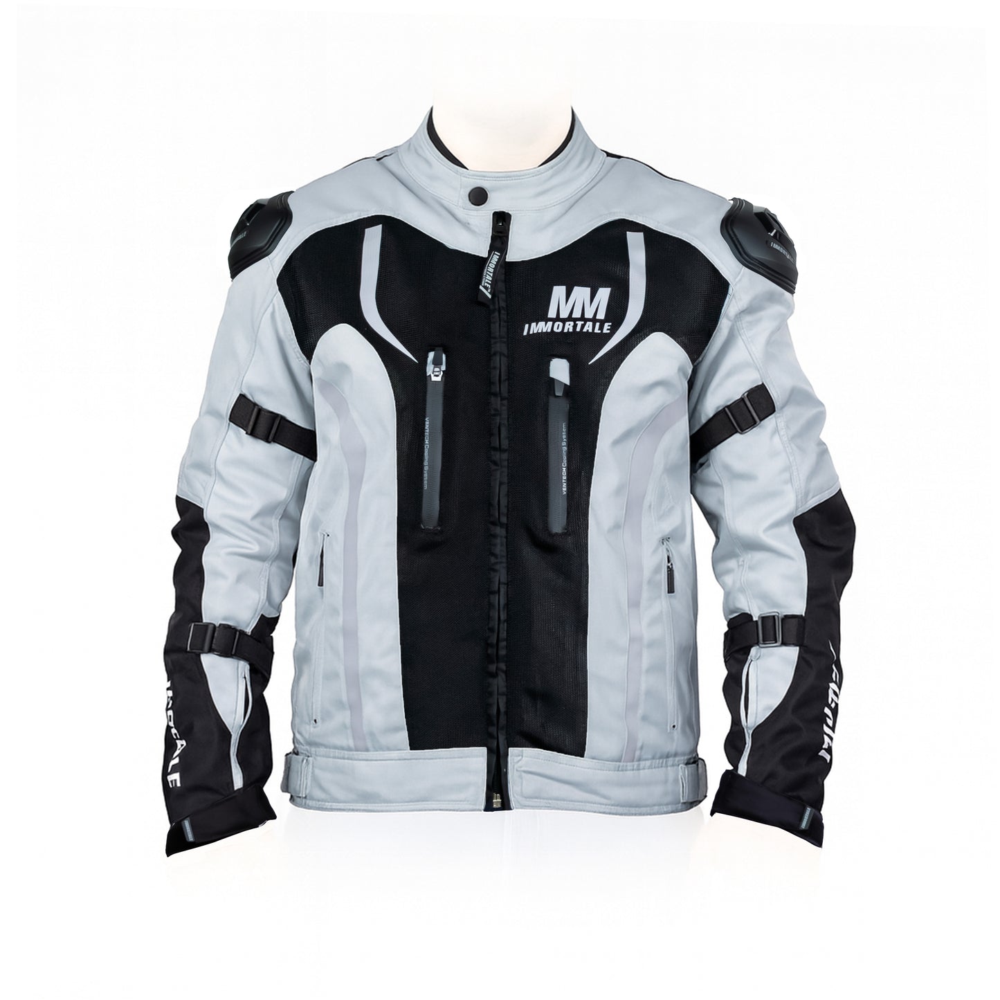 CHAMARRA IMMORTALE CODEC HOMBRE GRIS / NEGRO SKU: IMCODHGRNE-#