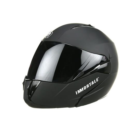 CASCO ABATIBLE IMMORTALE ROBIN | VISOR NEGRO | SKU: IMROBBLKM-#