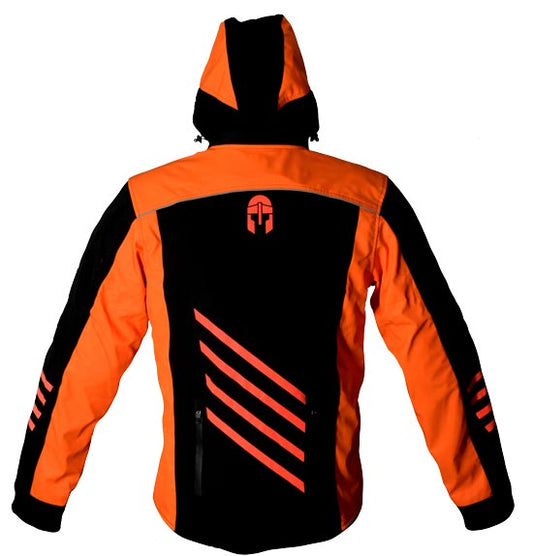 CHAMARRA IMMORTALE URBAN CON GORRO NEGRO/NARANJA | SKU: IMURORG-