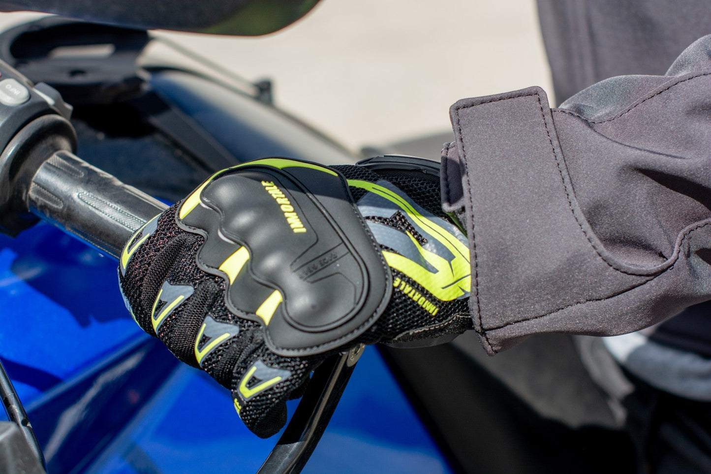 GUANTE IMMORTALE REBEL | NEGRO/HI-VIS | SKU: IMBASHIV-#