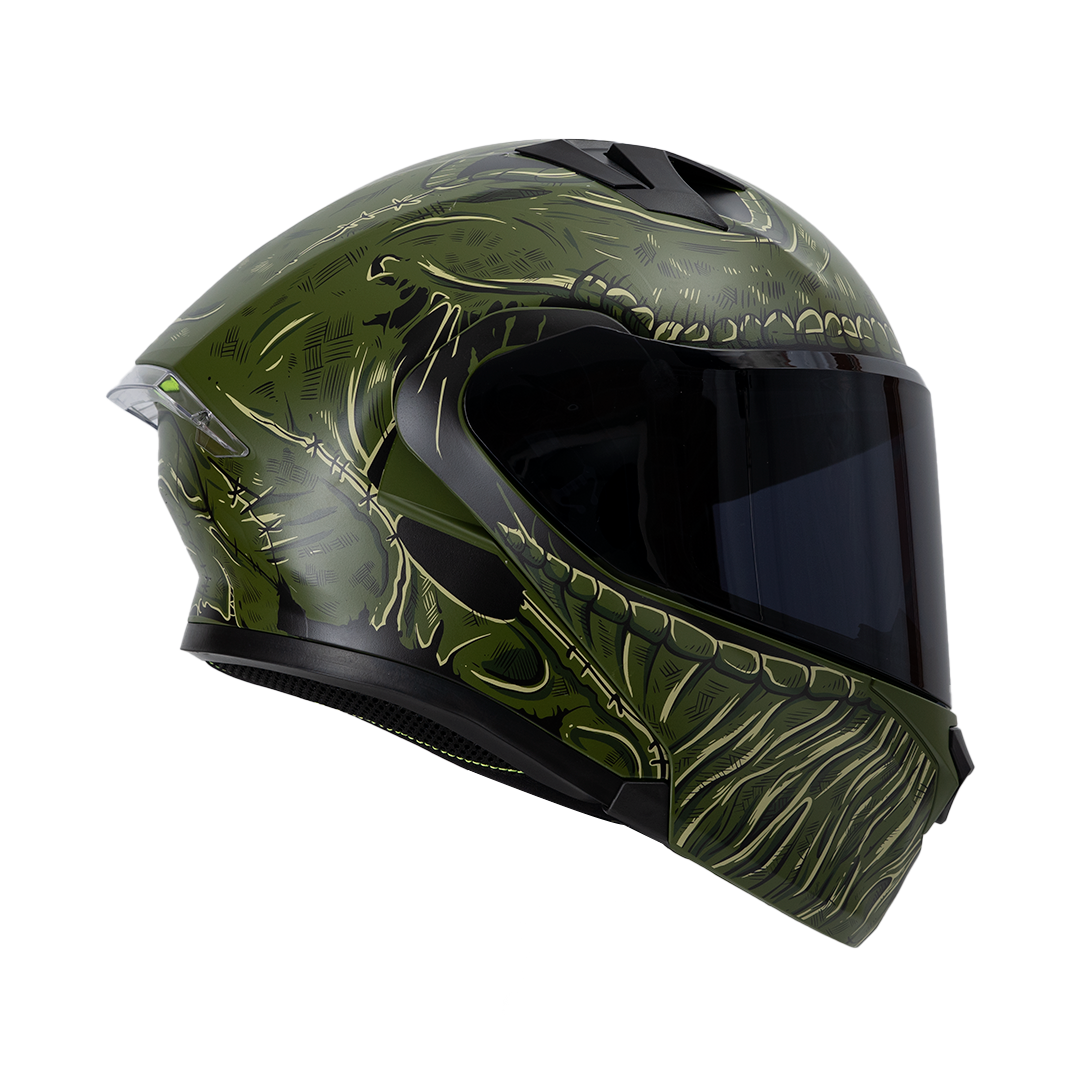 CASCO IMMORTALE 3120 SCARECROW VERDE | Incluye mica de regalo | SKU: IMMSCARVR-#