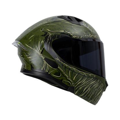 CASCO IMMORTALE 3120 SCARECROW VERDE | Incluye mica de regalo | SKU: IMMSCARVR-#