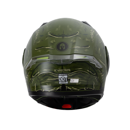 CASCO IMMORTALE 3120 SCARECROW VERDE | Incluye mica de regalo | SKU: IMMSCARVR-#