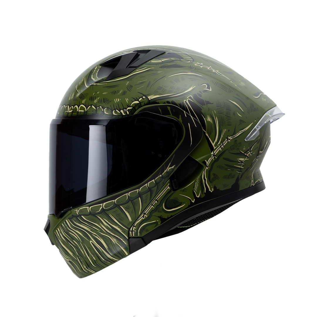 CASCO IMMORTALE 3120 SCARECROW VERDE | Incluye mica de regalo | SKU: IMMSCARVR-#