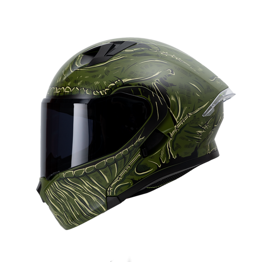 CASCO IMMORTALE 3120 SCARECROW VERDE | Incluye mica de regalo | SKU: IMMSCARVR-#