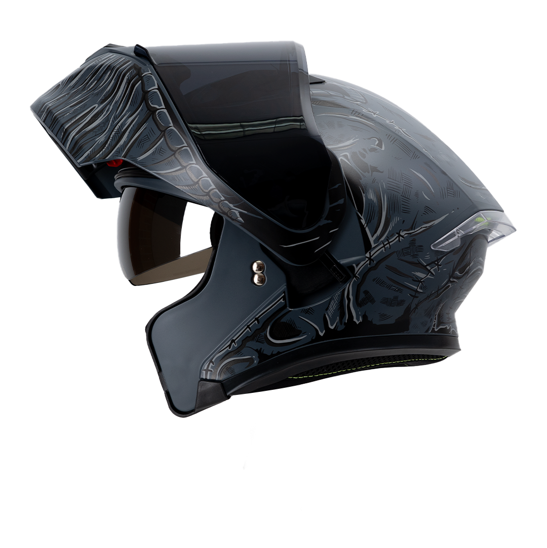 CASCO IMMORTALE 3120 SCARECROW NEGRO | Incluye mica de regalo | SKU: IMMSCARNG-#