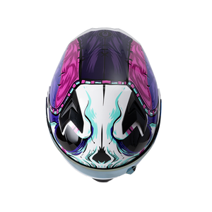 CASCO IMMORTALE 3120 ARLEKIN PURPURA | Incluye mica de regalo | SKU: 	IMMARLQPR-#