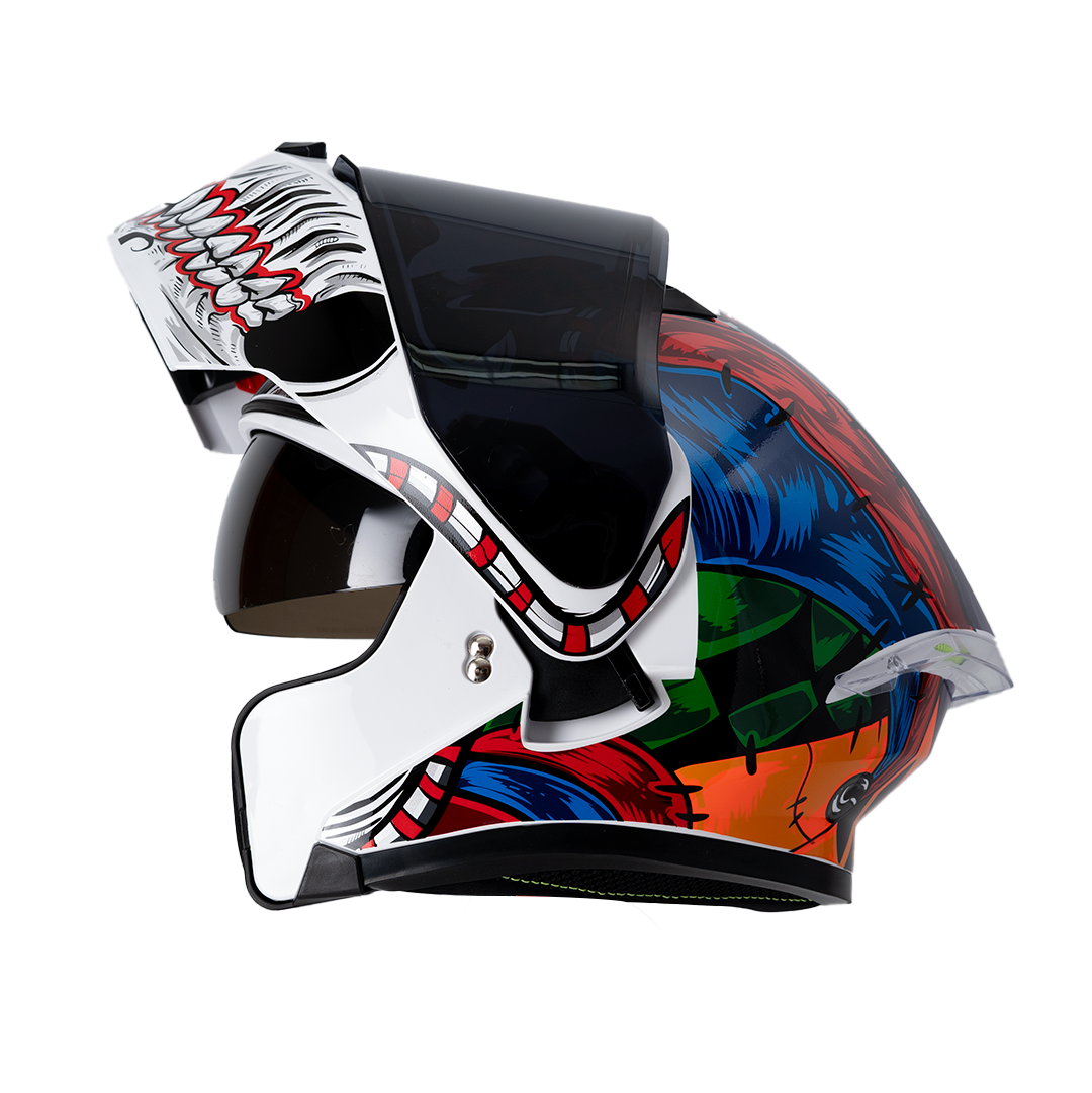 CASCO IMMORTALE 3120 ARLEKIN MULTICOLOR | Incluye mica de regalo | SKU: IMMARLQMU-#