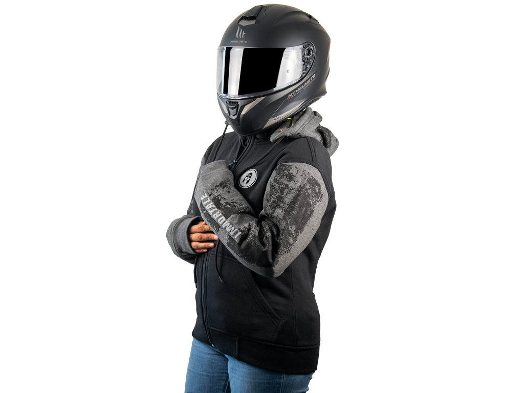 SUDADERA IMMORTALE HERA DAMA BLACK/GREY | IMHERBKGR-#