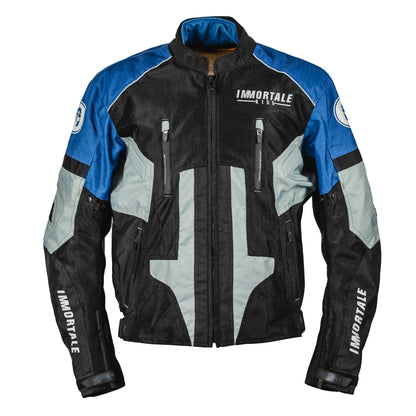 CHAMARRA IMMORTALE ARKANO HOMBRE NEGRO/AZUL | SKU: IMARKBL-#