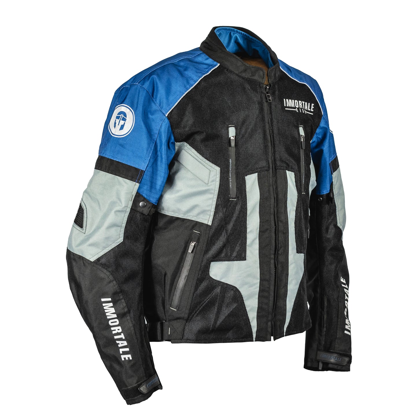 CHAMARRA IMMORTALE ARKANO HOMBRE NEGRO/AZUL | SKU: IMARKBL-#