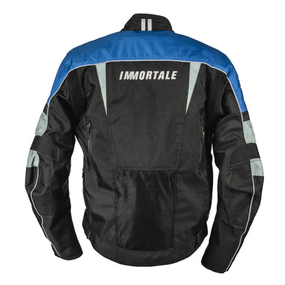 CHAMARRA IMMORTALE ARKANO HOMBRE NEGRO/AZUL | SKU: IMARKBL-#