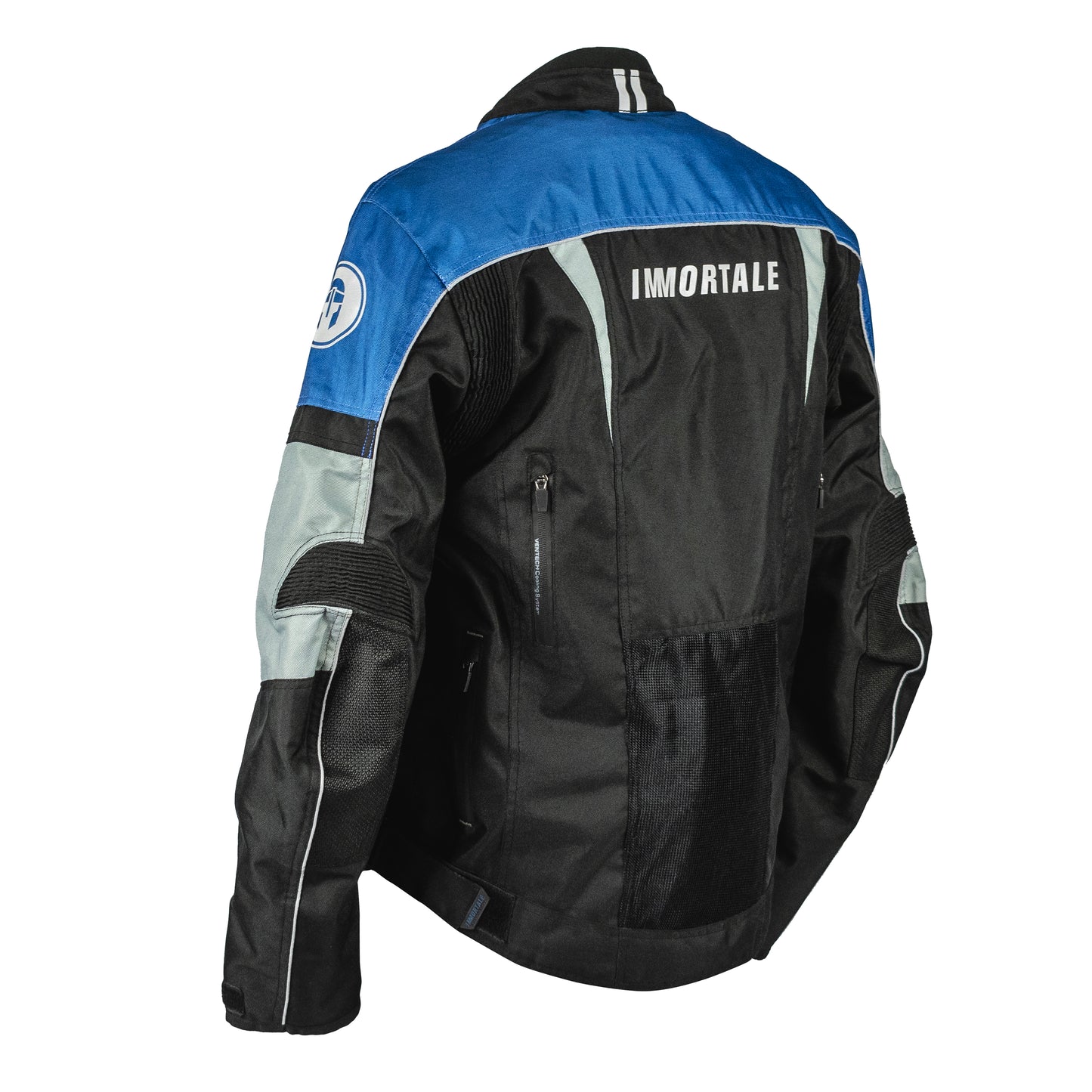 CHAMARRA IMMORTALE ARKANO HOMBRE NEGRO/AZUL | SKU: IMARKBL-#