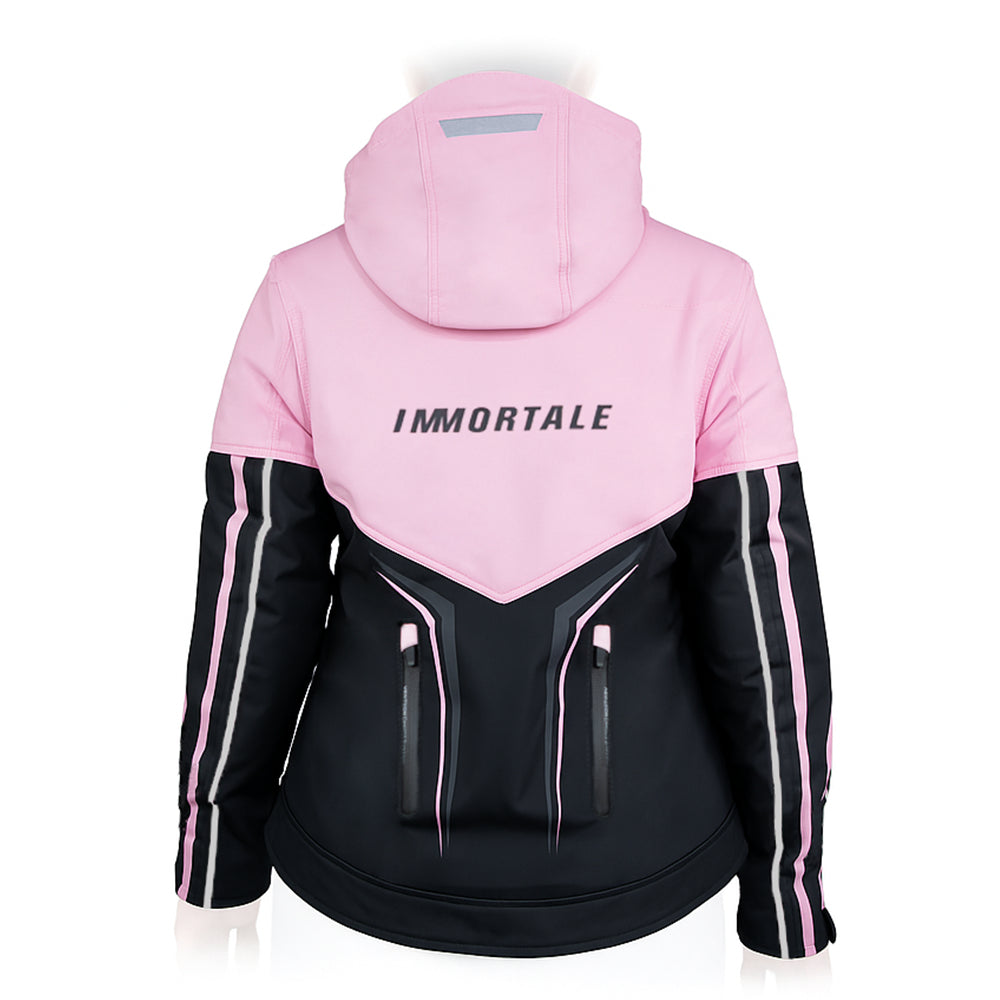 CHAMARRA IMMORTALE ALIENA MUJER ROSA / NEGRO SKU: IMALIMPKNE-#