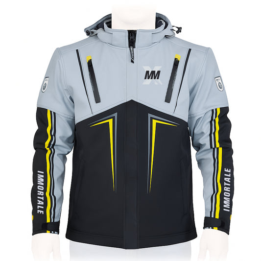 CHAMARRA IMMORTALE ALIENIS HOMBRE GRIS / NEGRO / AMARILLO SKU : IMALIHGRNEA-#