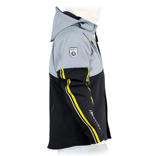 CHAMARRA IMMORTALE ALIENIS HOMBRE GRIS / NEGRO / AMARILLO SKU : IMALIHGRNEA-#
