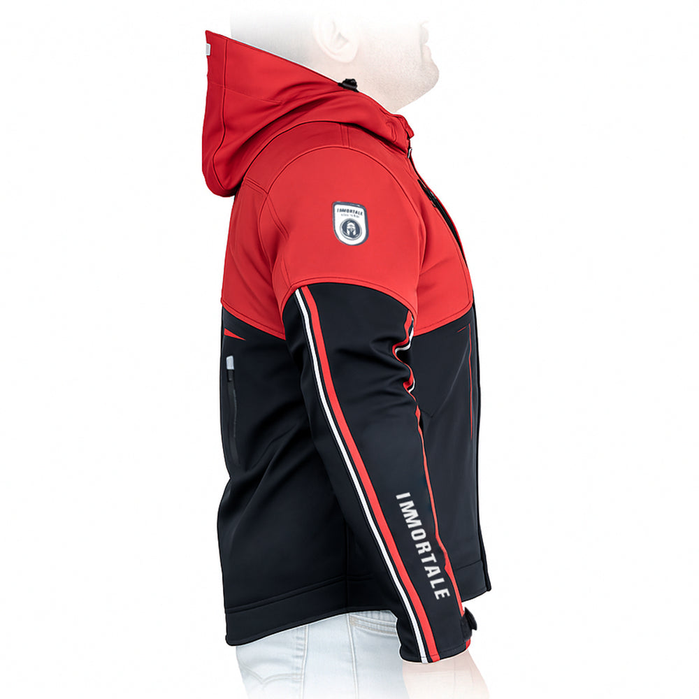 CHAMARRA IMMORTALE ALIENIS HOMBRE ROJO / NEGRO SKU: IMALIHRONE-#