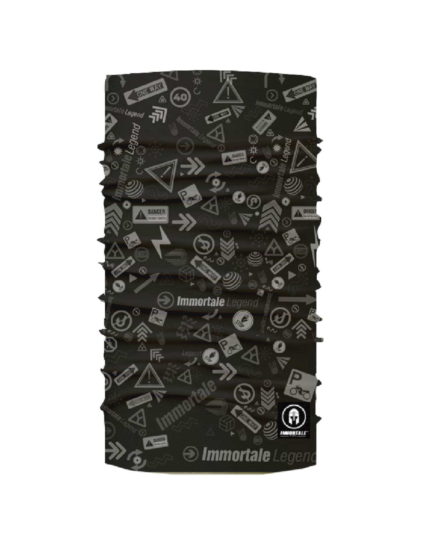 Bandana Immortale Rebelia Black| SKU: IMMBAREBLA
