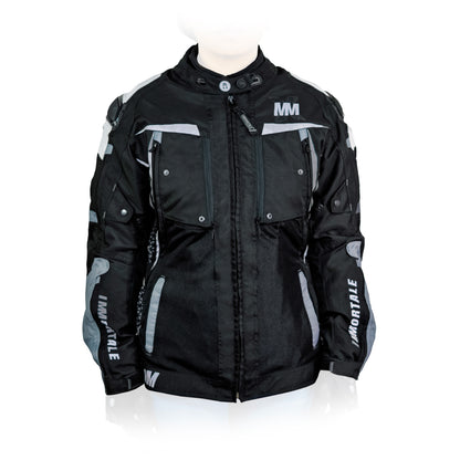 CHAMARRA IMMORTALE COSMIA MUJER NEGRO /GRIS /BLANCO SKU: IMCOSMNEGRB-#