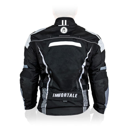 CHAMARRA IMMORTALE COSMIA MUJER NEGRO /GRIS /BLANCO SKU: IMCOSMNEGRB-#