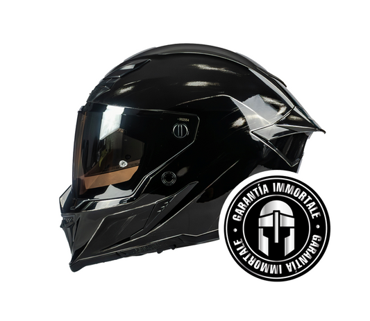 CASCO IMMORTALE IRIUS NEGRO PULIDO BRILLO | SKU: IMIRINGB-#