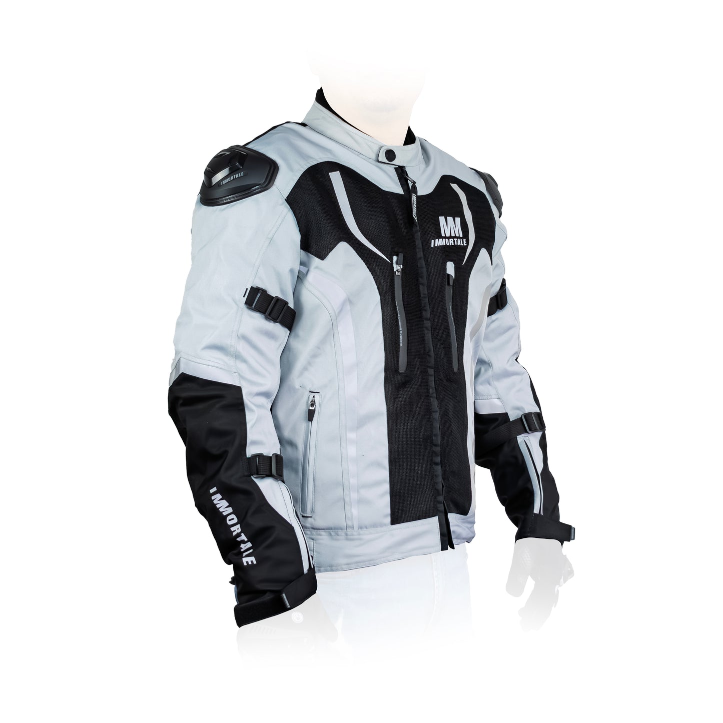 CHAMARRA IMMORTALE CODEC HOMBRE GRIS / NEGRO SKU: IMCODHGRNE-#