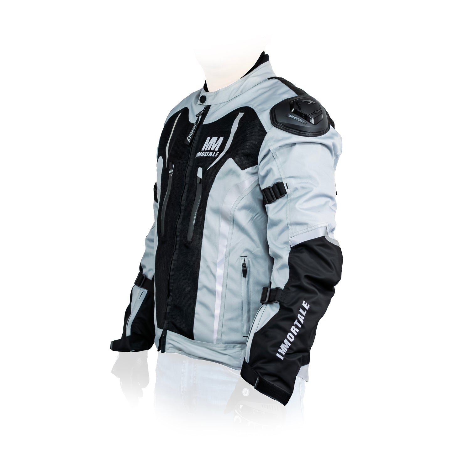 CHAMARRA IMMORTALE CODEC HOMBRE GRIS / NEGRO SKU: IMCODHGRNE-#