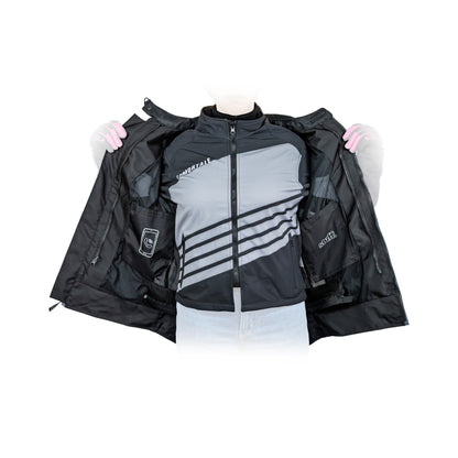 CHAMARRA IMMORTALE STELIA MUJER NEGRO / MORADO / / GRIS / BLANCO SKU: IMSTEMNEMOG-#