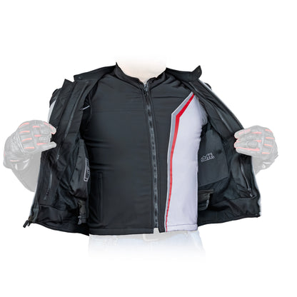 CHAMARRA IMMORTALE VETRIA HOMBRE NEGRO / BLANCO / ROJO SKU: IMVEHNEBLR-#