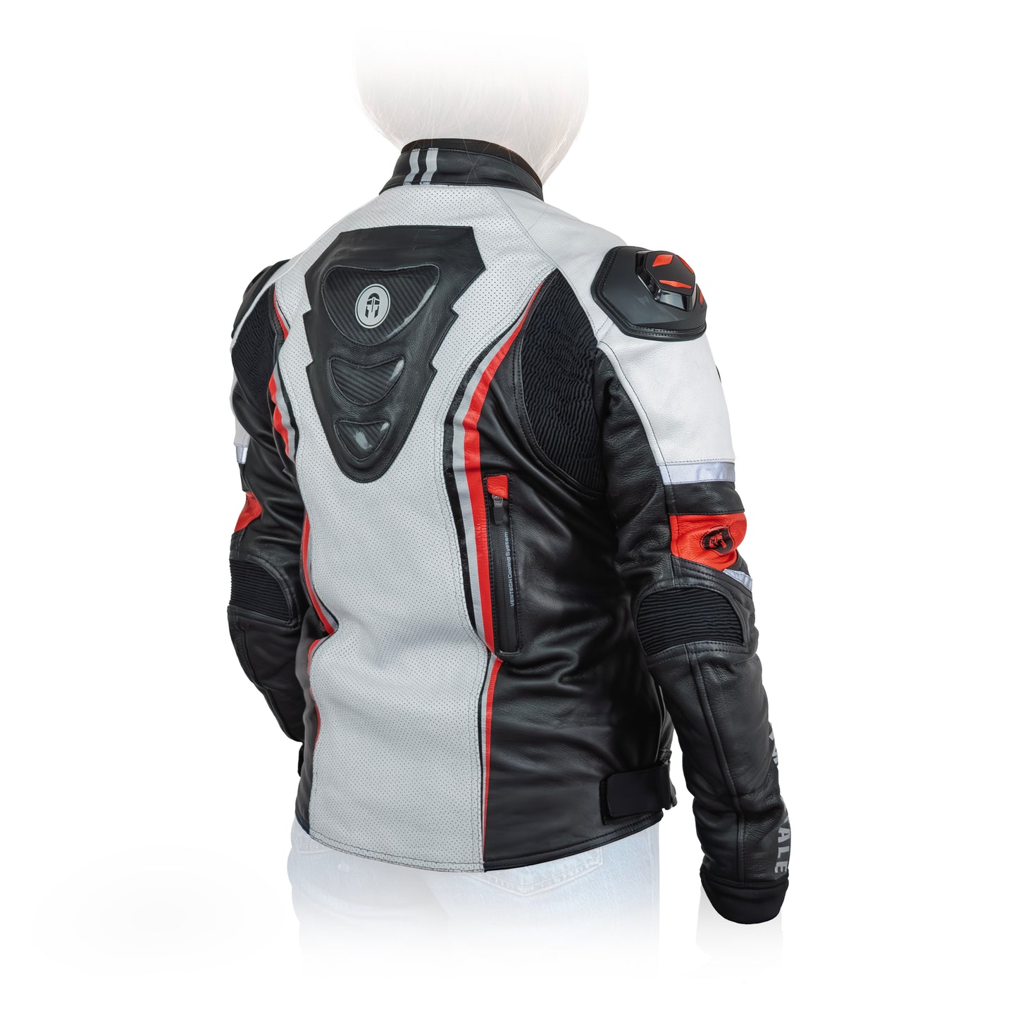 CHAMARRA IMMORTALE VETRIA MUJER NEGRO / BLANCO / ROJO SKU: IMVEMNEBLR-#
