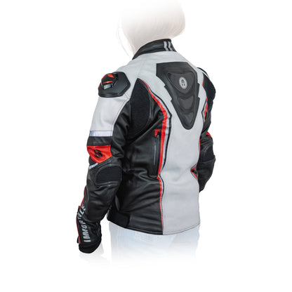 CHAMARRA IMMORTALE VETRIA MUJER NEGRO / BLANCO / ROJO SKU: IMVEMNEBLR-#