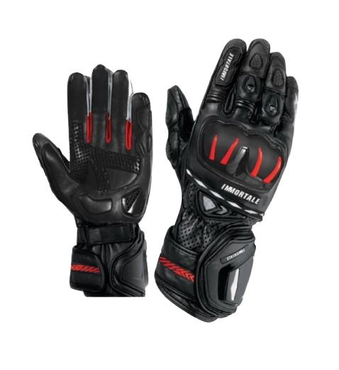 GUANTES IMMORTALE IGNIO HOMBRE NEGRO / ROJO SKU: IMIGNHNERO-#