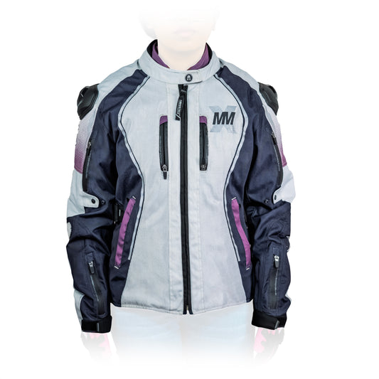 CHAMARRA IMMORTALE NEBULA MUJER VINO / BLANCO SKU:IMNEMVIBL-#