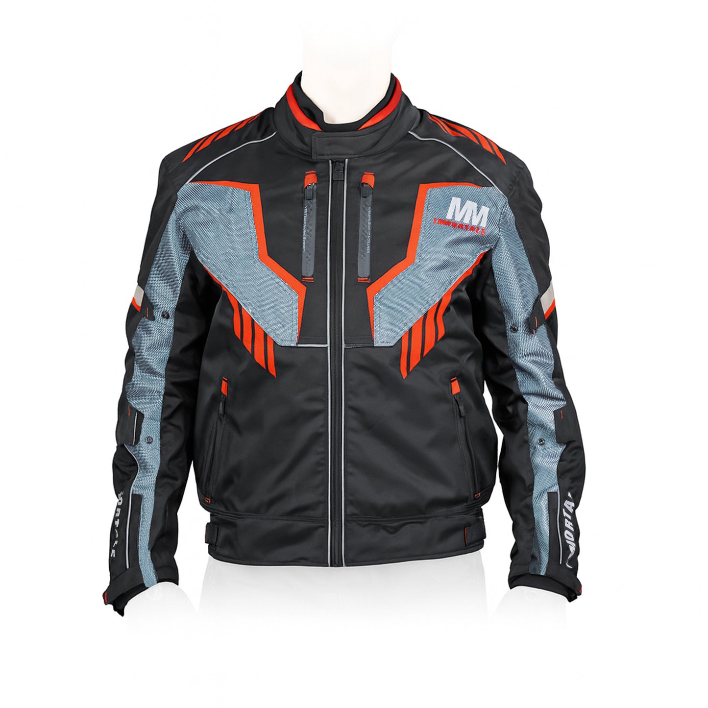 CHAMARRA IMMORTALE KAYRO HOMBRE NEGRO /ROJO SKU: IMKAYHNERO-#