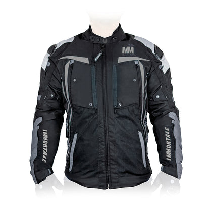 CHAMARRA IMMORTALE COSMIA HOMBRE NEGRO /GRIS /BLANCO SKU: IMCOSHNEGRB-#