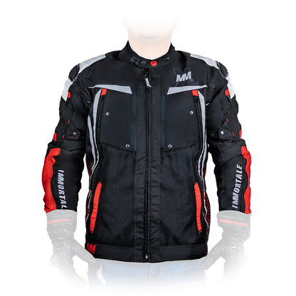 CHAMARRA IMMORTALE COSMIA HOMBRE NEGRO /ROJO /BLANCO SKU: IMCOSHNEROB-#