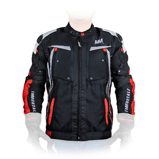 CHAMARRA IMMORTALE COSMIA HOMBRE NEGRO /ROJO /BLANCO SKU: IMCOSHNEROB-#