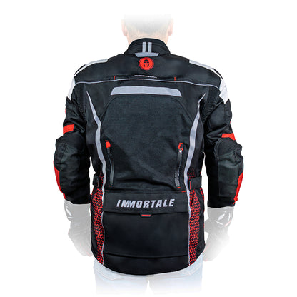 CHAMARRA IMMORTALE COSMIA HOMBRE NEGRO /ROJO /BLANCO SKU: IMCOSHNEROB-#