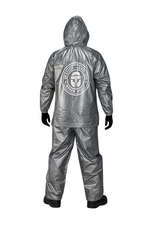 IMPERMEABLE RECICLADO IMMORTALE GRIS IMIMPMEGR-#