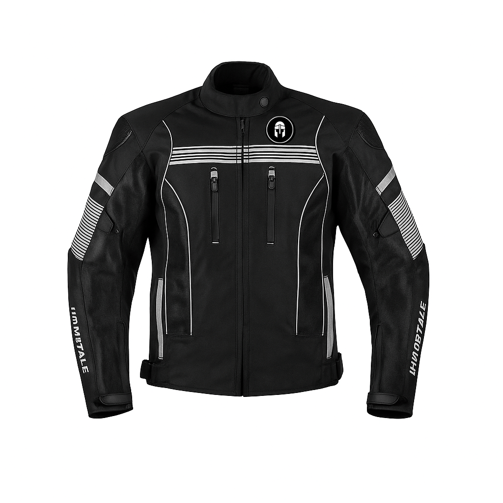 CHAMARRA IMMORTALE LUMINIA MUJER NEGRO/GRIS | SKU: IMLUMNG-#