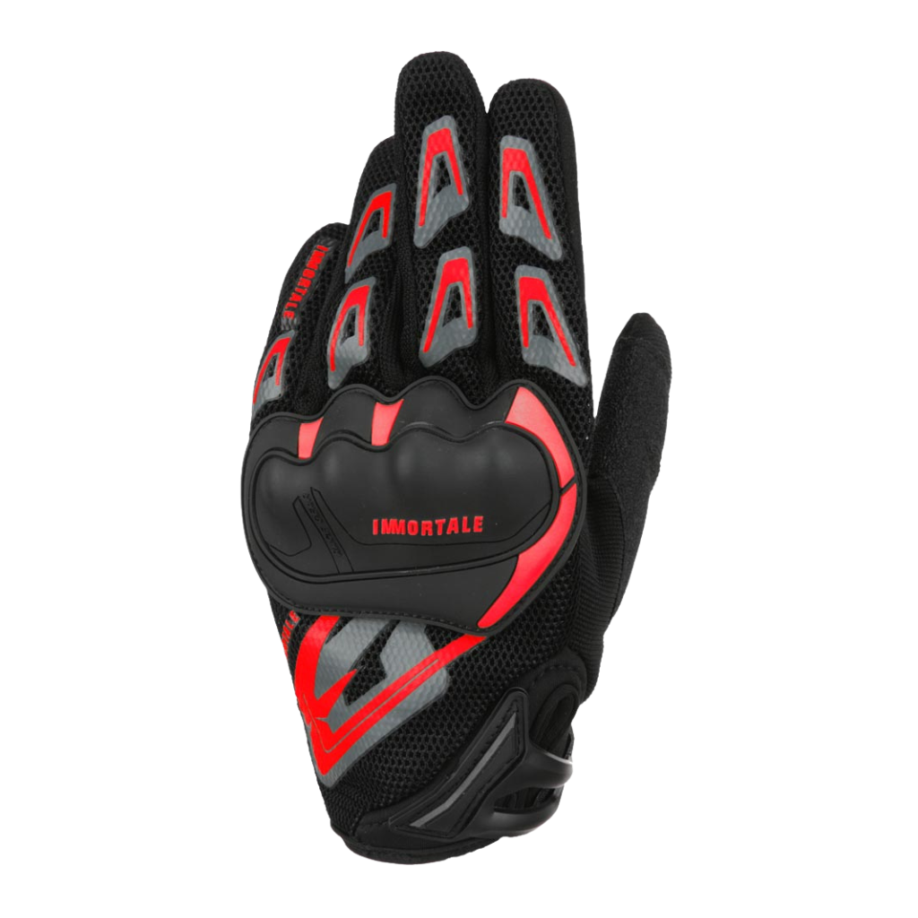 GUANTE IMMORTALE REBEL | NEGRO/ROJO | SKU: IMBASRED-