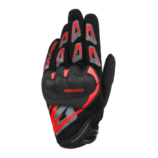 GUANTE IMMORTALE REBEL | NEGRO/ROJO | SKU: IMBASRED-