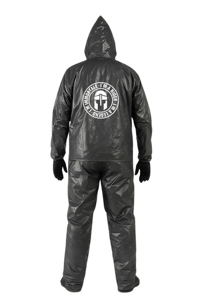 IMPERMEABLE IMMORTALE RECICLADO NEGRO  IMIMPMENG-#