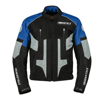 CHAMARRA IMMORTALE ARKANO HOMBRE NEGRO/AZUL | SKU: IMARKBL-#